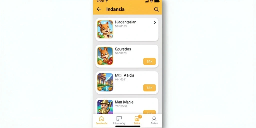 Tampilan menu utama AMPER88 yang menarik.