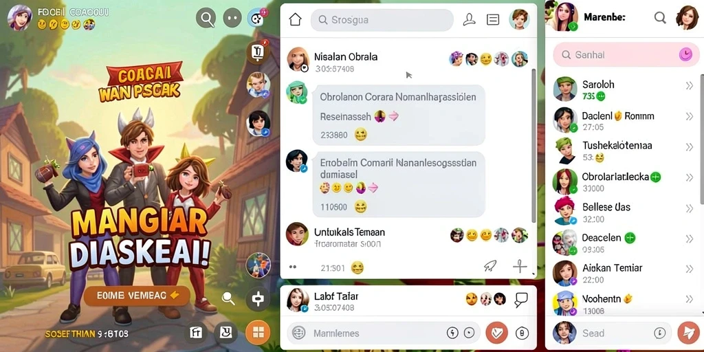 Tampilan antarmuka yang sederhana dan menarik.
