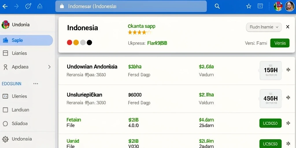 Tampilan antarmuka BW888 yang menarik dan intuitif.