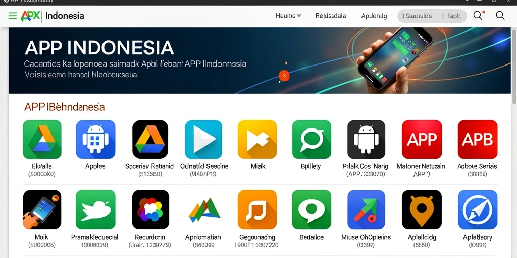 Tampilan antarmuka utama yang menarik.