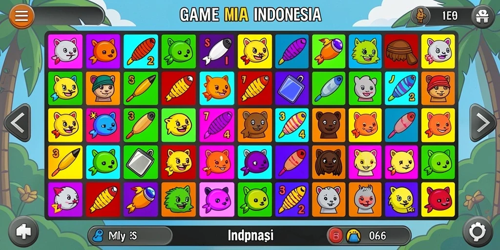 Screenshot menunjukkan tampilan karakter dalam GGR7777.