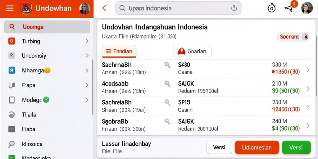Tampilan antarmuka yang menarik dan user-friendly.