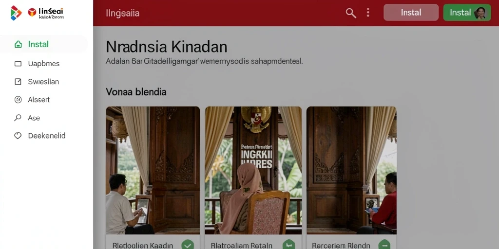 Tampilan menarik dengan antarmuka yang sederhana.