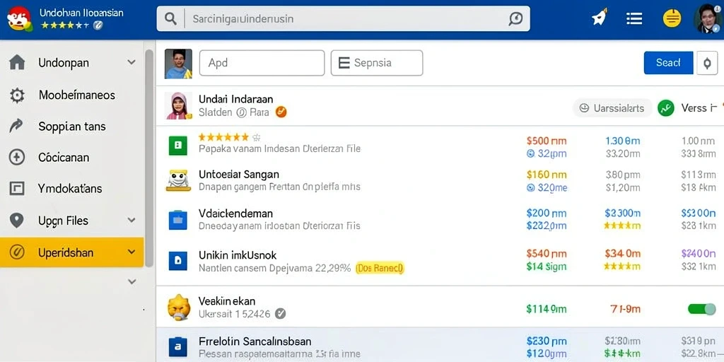 Tampilan antarmuka yang user-friendly dan menarik.