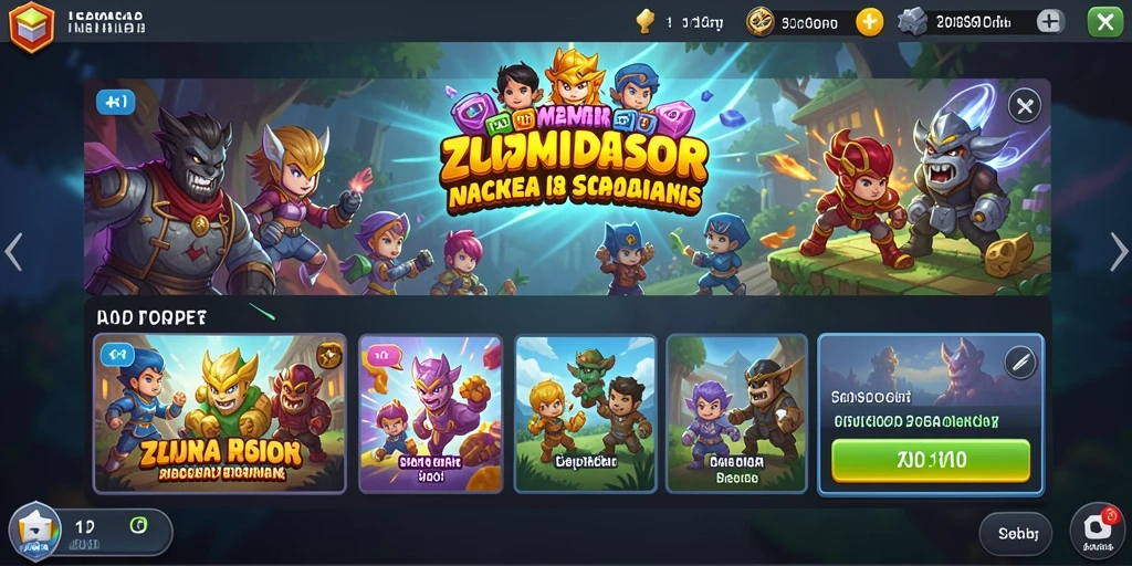 Tampilan awal permainan yang menarik.