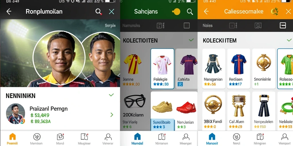 Tangkapan layar menunjukkan antarmuka utama permainan.