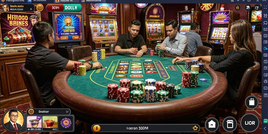 Screenshot menampilkan karakter utama dalam aksi.
