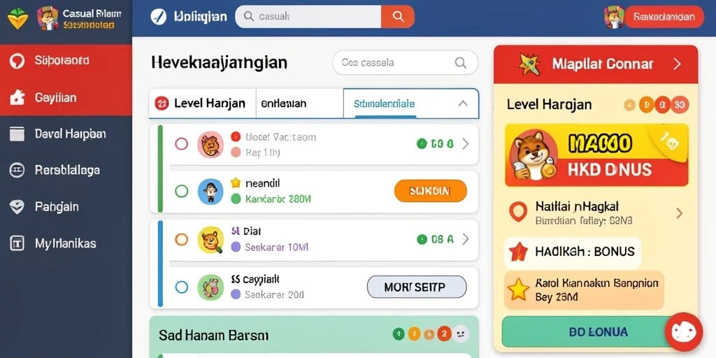 Tampilan antarmuka utama RAJAPOLA yang menarik.