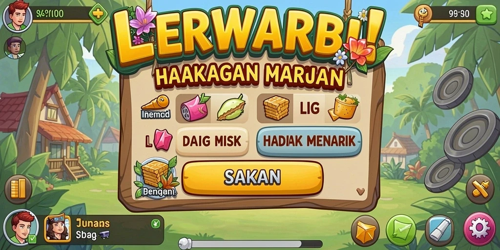 Tampilan antarmuka yang menarik dan mudah digunakan.
