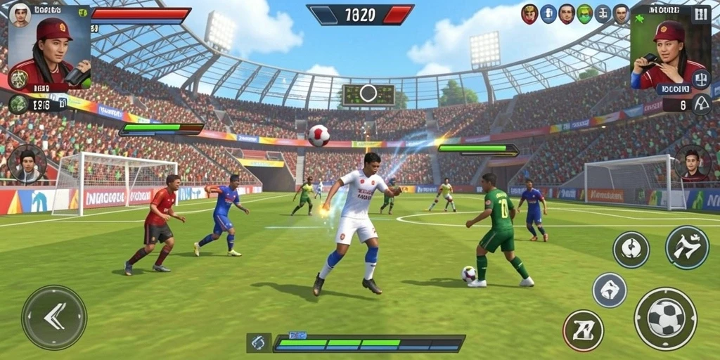 Screenshot menunjukkan tampilan menu permainan yang menarik.