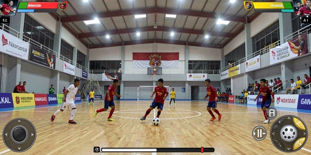 Screenshot menampilkan antarmuka permainan yang menarik.