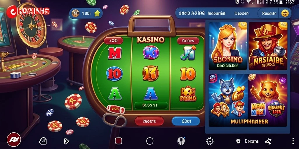 Screenshot menunjukkan karakter wayang terkenal.